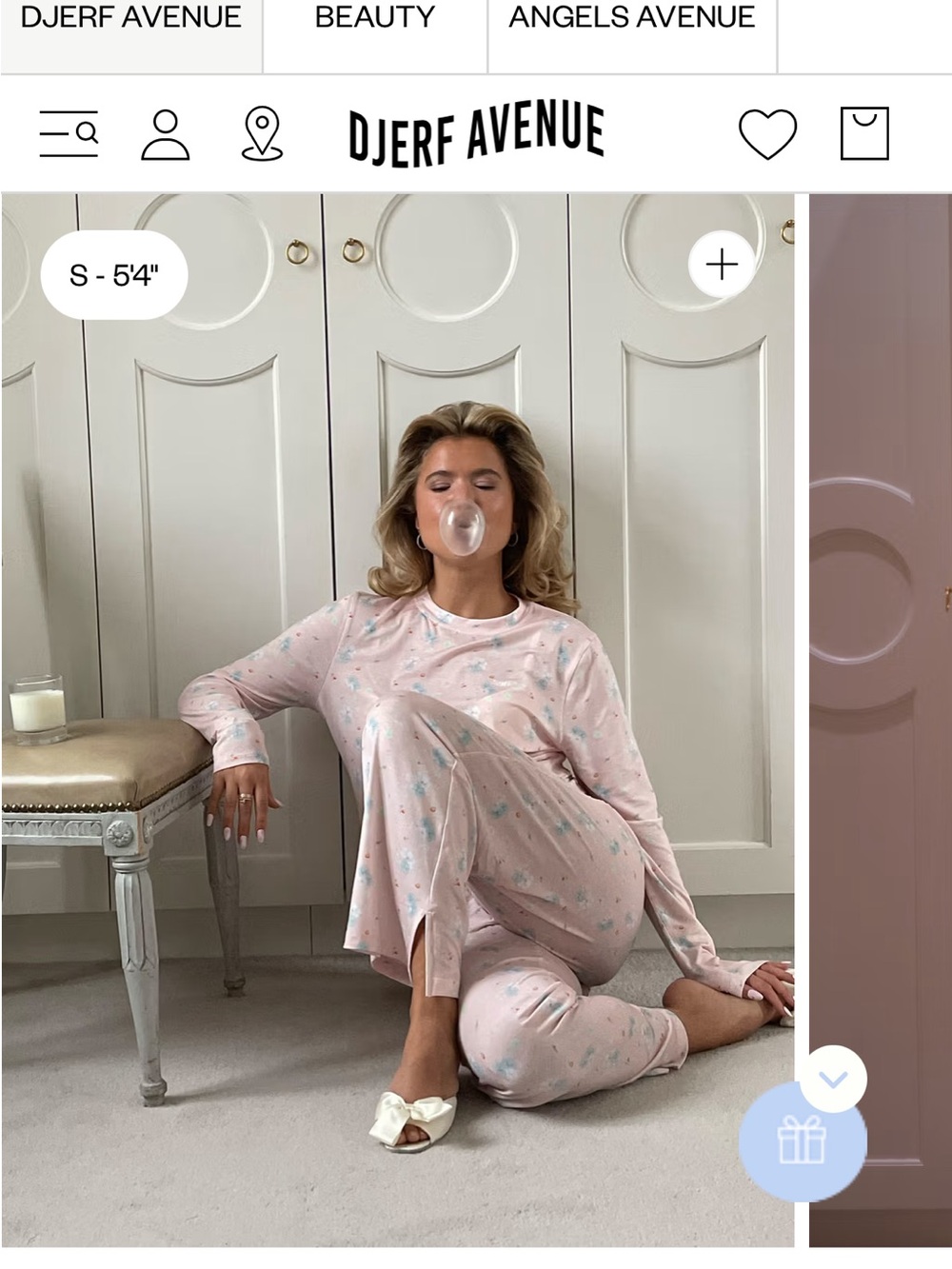 Djerf Avenue Go Slow long Sleeve Top and Pants summer island set